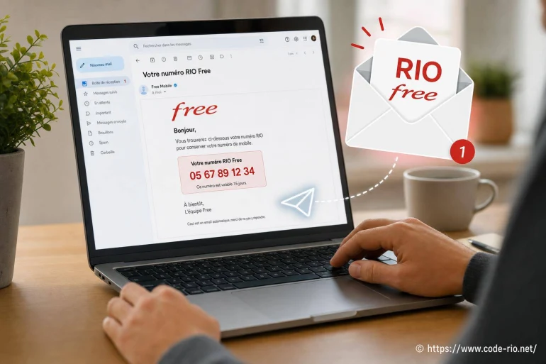 Recevoir son numéro RIO Free par mail : quelles démarches ?
