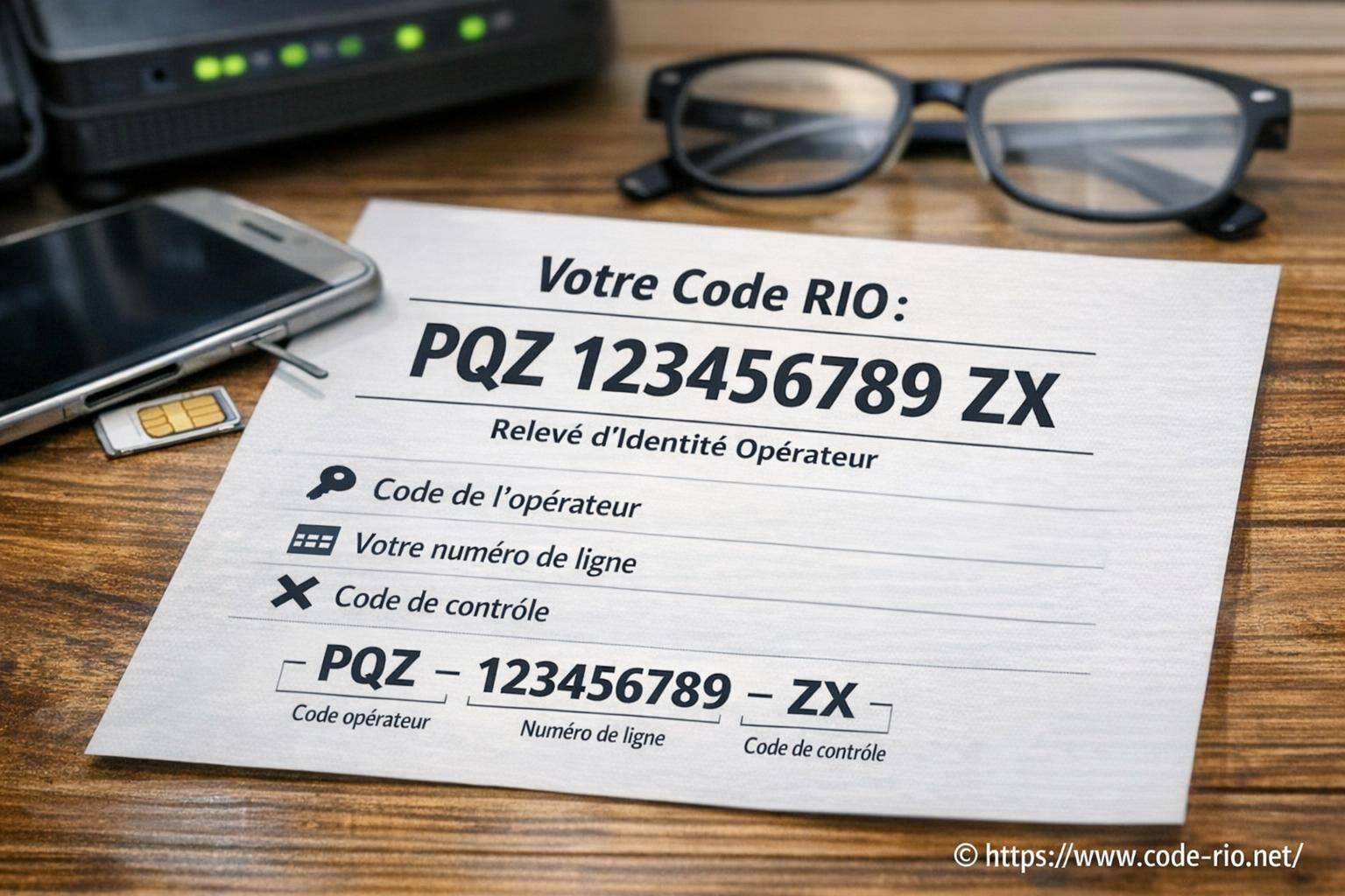 À quoi ressemble un numéro RIO ?