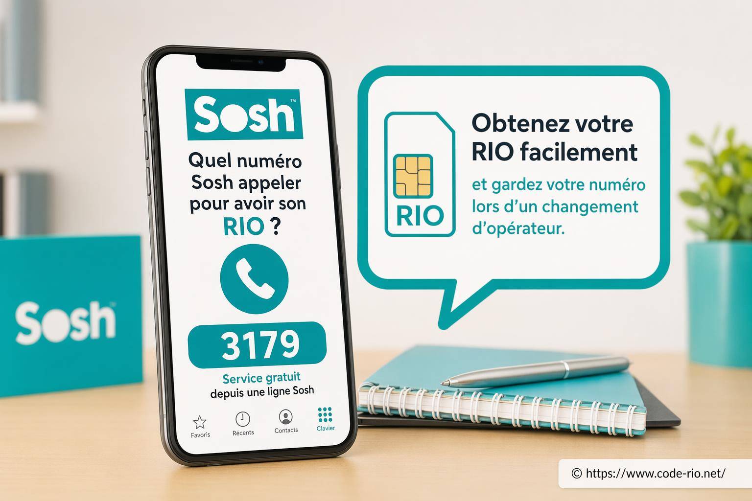 Quel numéro Sosh appeler pour avoir son RIO ?