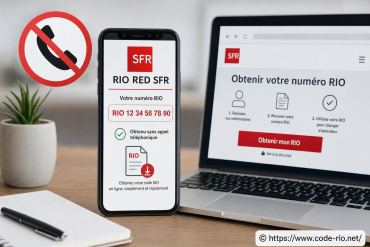 Numéro RIO RED SFR : comment l’obtenir sans appel téléphonique ?